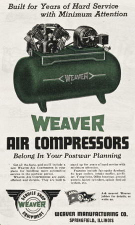 Weaver AD for Air Compressor - 1944