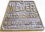 Weaver Three Ton Auto Crane