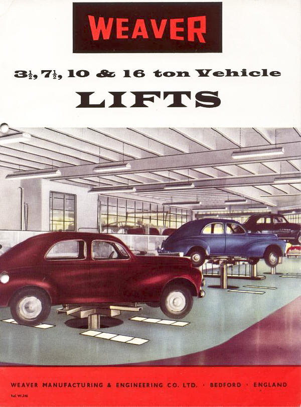 Weaver Lift Brochure from 1950 eara