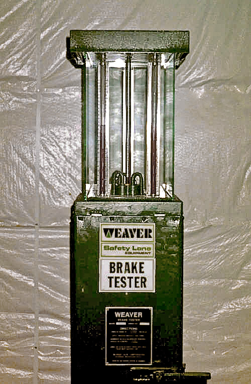 Weaver Brake Tester Tower